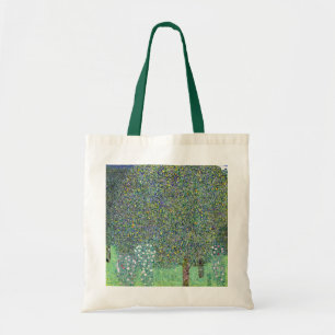 Bolso De Tela Rosebushes Bajo Los Árboles, Gustav Klimt