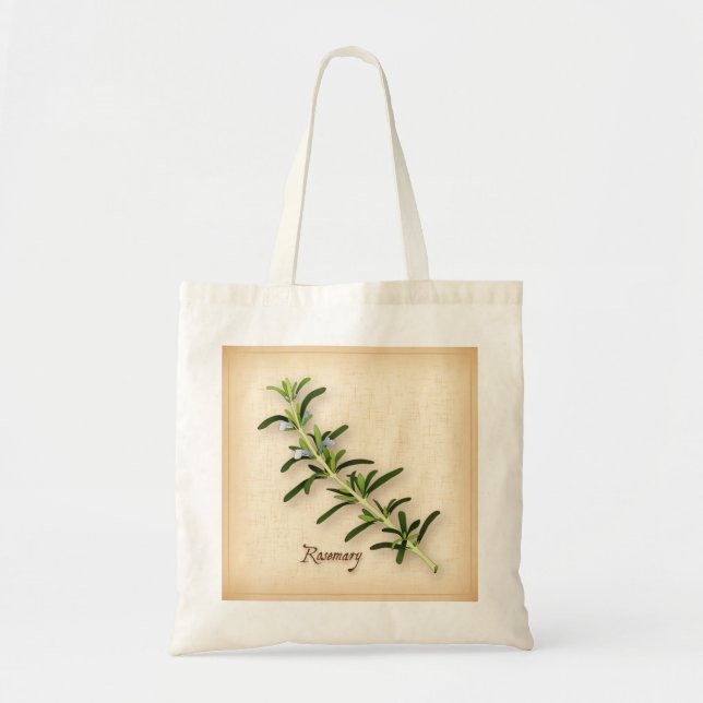 Bolso De Tela Rosemary Herb (Frente)