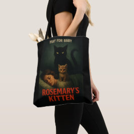 Bolso De Tela Rosemary’s Kitten – Vintage Horror Cat Parody