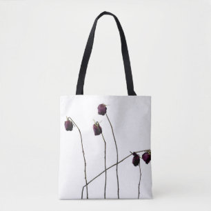 Bolso De Tela Roses rojos