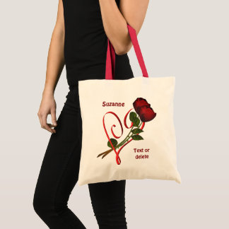 Bolso De Tela Roses Rojos Roses Rojos Personalizados