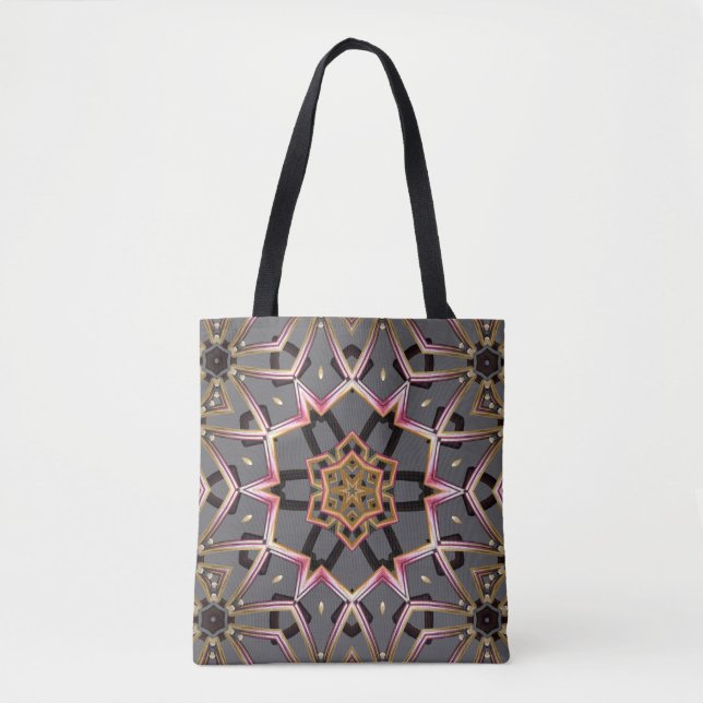 Bolso De Tela Roseta Dorada (Anverso)