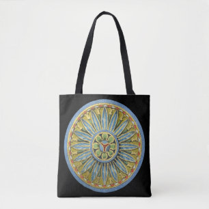 Bolso De Tela Rosette arquitectónico antiguo n.º 2
