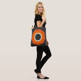 Bolso De Tela Rosette de estilo contemporáneo retro vintage