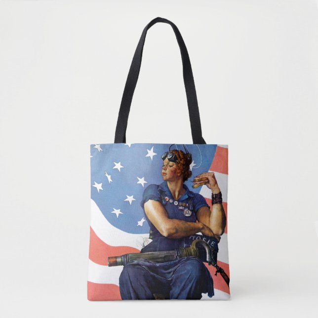 Bolso De Tela "Rosie el remachador " (Anverso)