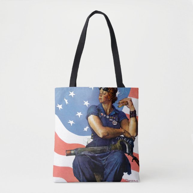 Bolso De Tela Rosie el remachador (Anverso)