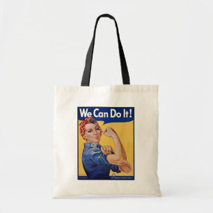 Bolso De Tela Rosie la Remachadora: Mujeres Fuertes Empoderamien