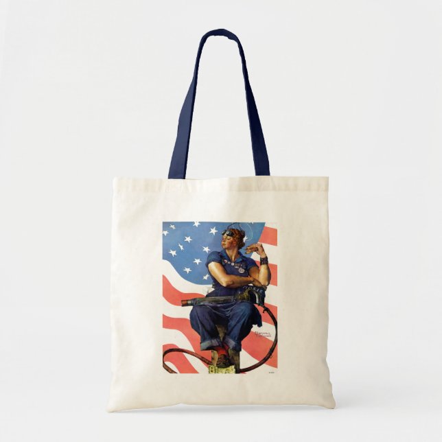 Bolso De Tela "Rosie the Riveter" (Frente)