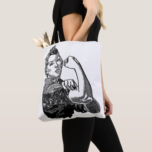 Bolso De Tela Rosie The Riveter (Detalle)