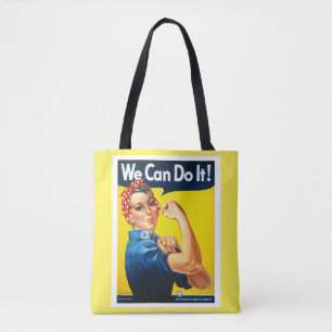 Bolso De Tela Rosie the Riveter Podemos hacerlo lindo y divertid
