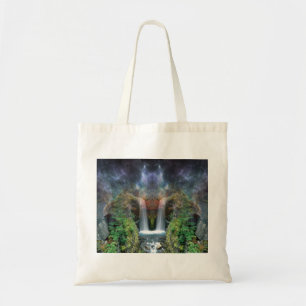 Bolso De Tela Rostros ocultos en cascadas fantasmales