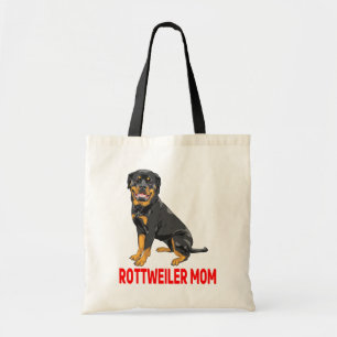 Bolso De Tela Rottie Mom Puppy Perro Regalo Cute Rottweiler Tote