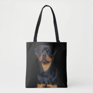 Bolso De Tela Rottweiler