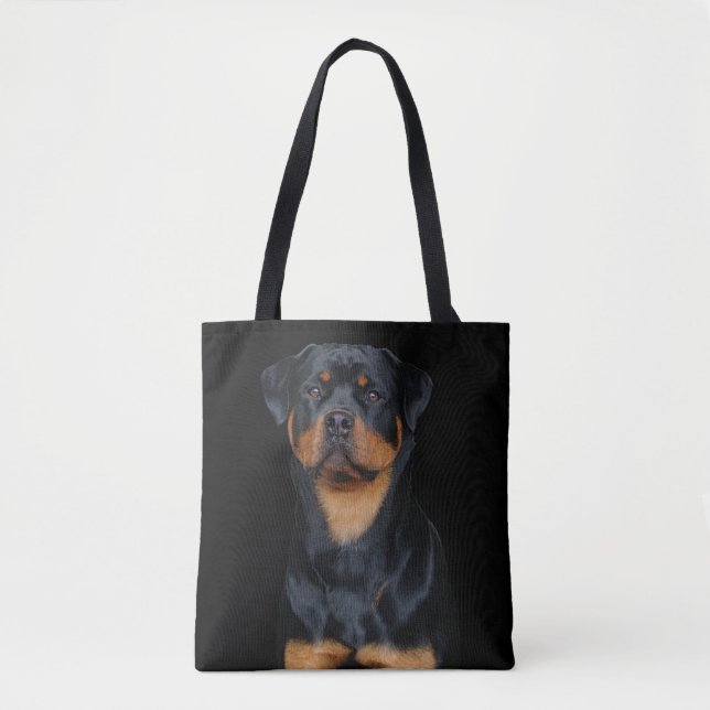 Bolso De Tela Rottweiler  (Anverso)