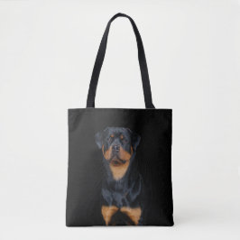 Bolso De Tela Rottweiler