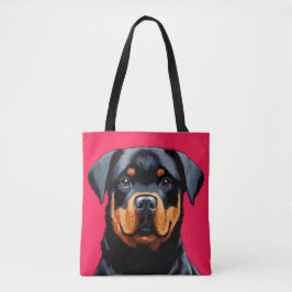 Bolso De Tela Rottweiler