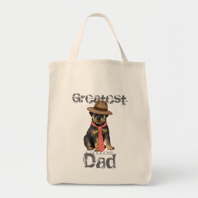 Bolso De Tela Rottweiler Dad (Frente)