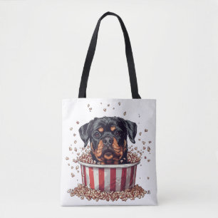 Bolso De Tela Rottweiler Dog Movie Popcorn Bucket
