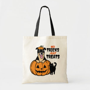 Bolso De Tela Rottweiler Halloween No hay trucos