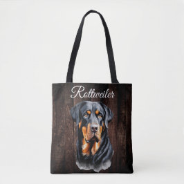 Bolso De Tela Rottweiler Tote Bag