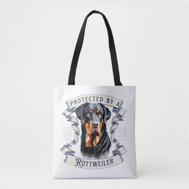 Bolso De Tela Rottweiler Tote Bag (Anverso)
