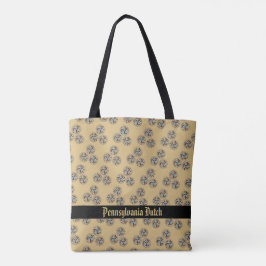 Bolso De Tela Rótulo Amish Hex