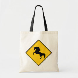 Bolso De Tela Rótulo de carretera Unicorn