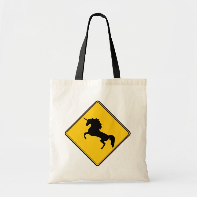 Bolso De Tela Rótulo de carretera Unicorn (Frente)