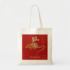 Bolso De Tela Rótulo de constelación de horóscopo zodiaco chino
