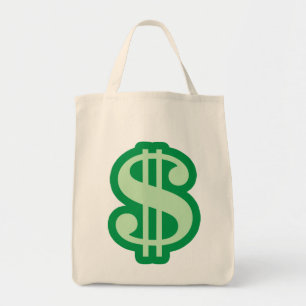 Bolso De Tela Rótulo de dólar