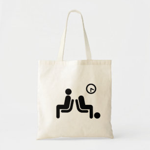 Bolso De Tela Rótulo de espera larga
