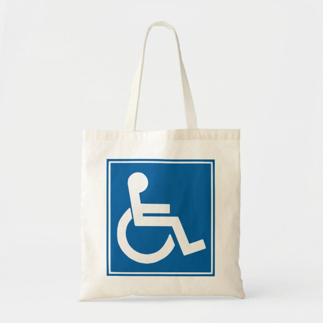 Bolso De Tela Rótulo de Handicap (Frente)