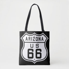 Bolso De Tela Rótulo de la autopista Route 66