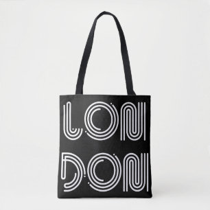 Bolso De Tela Rótulo de la ciudad de Londres