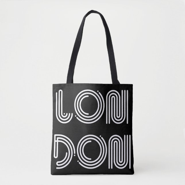 Bolso De Tela Rótulo de la ciudad de Londres (Anverso)