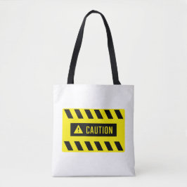 Bolso De Tela Rótulo de precaución