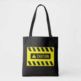 Bolso De Tela Rótulo de precaución
