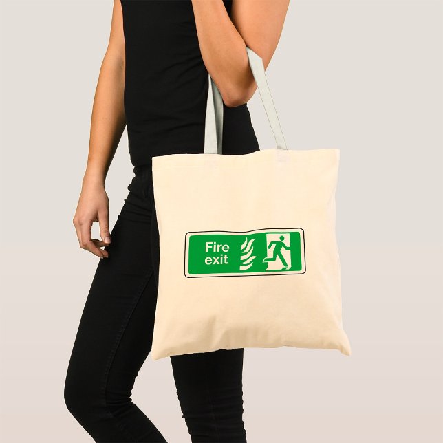 Bolso De Tela Rótulo de salida de incendios (Subido por el creador)