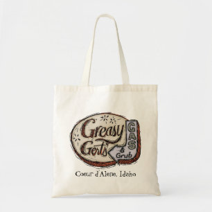 Bolso De Tela Rótulo del vintage de Gert grasiento