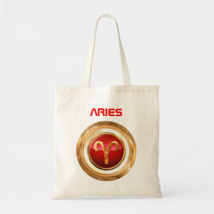 Bolso De Tela Rótulo del zodiaco del aries