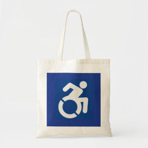 Bolso De Tela Rótulo discapacitado moderno