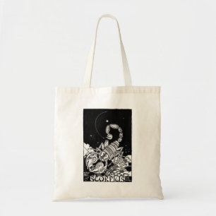 Bolso De Tela Rótulo Escorpio Zodiac