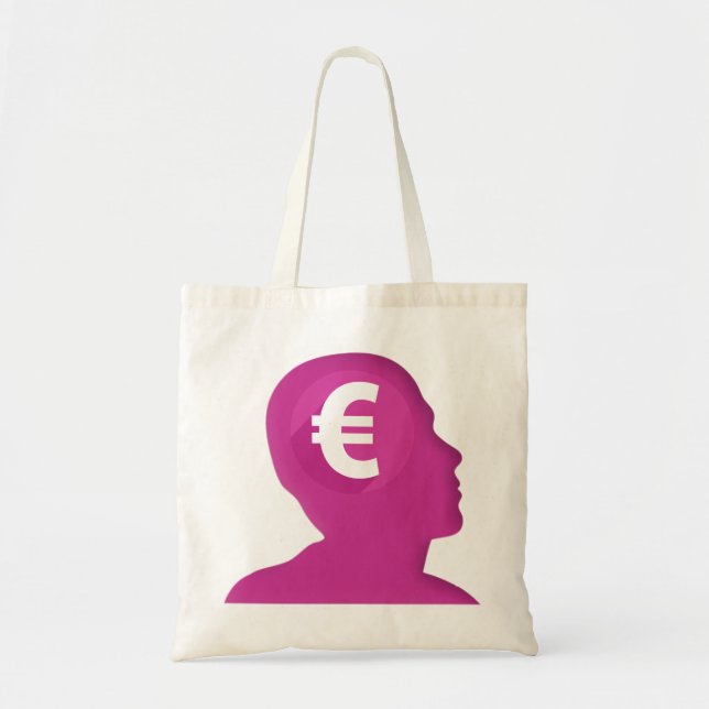 Bolso De Tela Rótulo Euro (Frente)