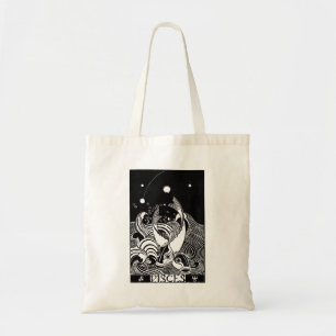 Bolso De Tela Rótulo Pisces Zodiac