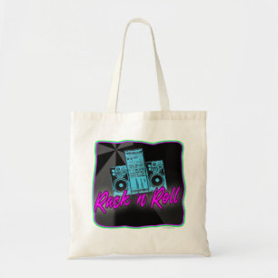 Bolso De Tela Rótulo y raspado Epic Stereo Saludo Lema Retro