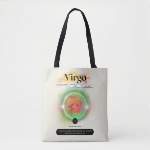 Bolso De Tela Rótulo Zodiaco moderno Elemento de la Tierra de la