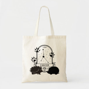 Bolso De Tela Rótulo zodiaco y Mascotas coincidentes. Cáncer - H