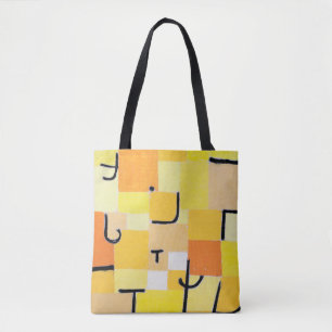 Bolso De Tela Rótulos en amarillo, Paul Klee