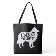 Rough Collie Mom Tote Bag