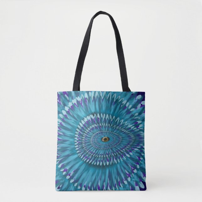 Bolso De Tela Round Jurassic EYE SEE YOU doodle  (Anverso)